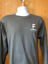 Load image into Gallery viewer, Gray Long Sleeve Tshirt with White Logo
