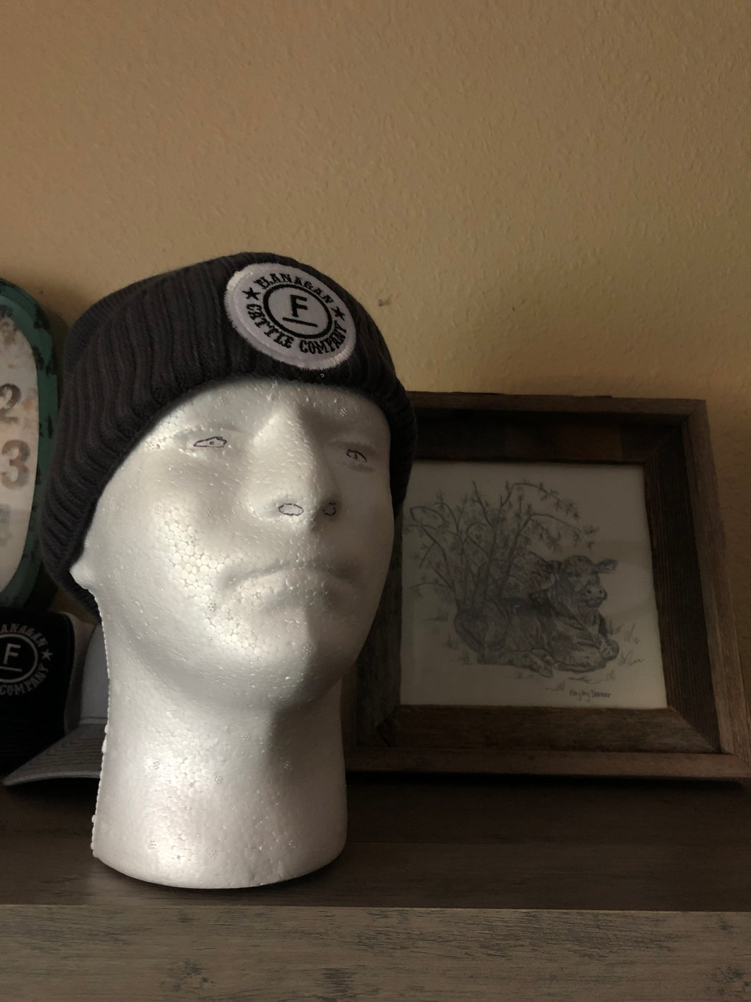 Gray Beanie with FCC patch